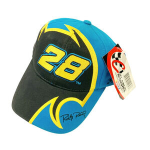 NASCAR Havoline #28 Ricky Rudd Robert Yates Racing Blue Black Snapback Dad Hat